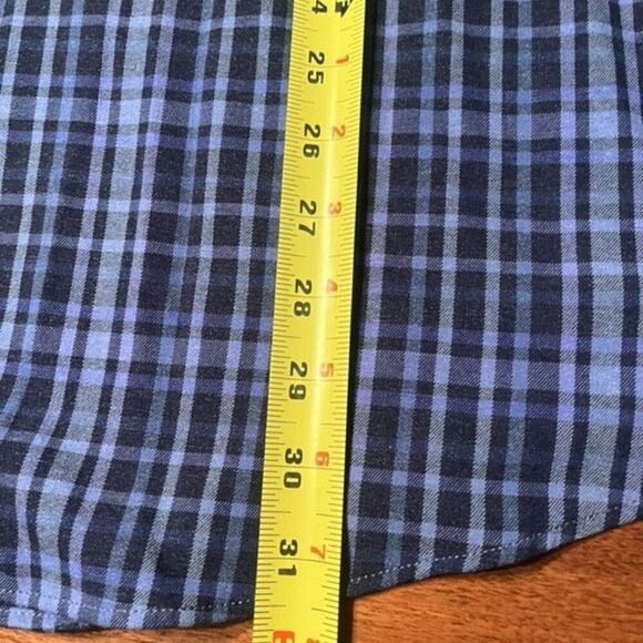 Peter Millar Soft Button Down Shirt 2XL Blue Paid Long Sleeve - Picture 5 of 5